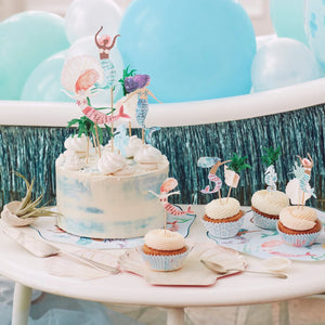 Mermaid Cupcake Decorating Kit 24ct Party Display
