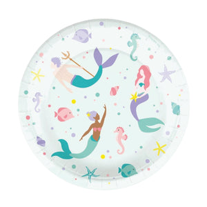 Magical Mermaid Lunch Plates 8ct | The Party Darling