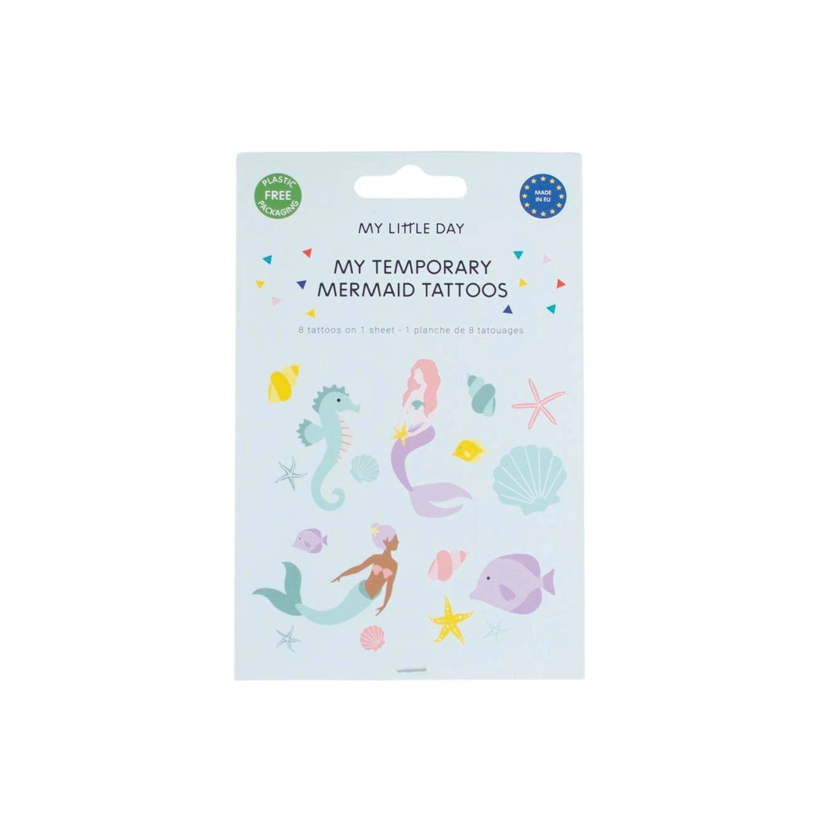 ArtCreativity Mermaid Temporary Tattoos for Kids - Bulk Pack of 144 Tattoos  in Assorted Mermaid Designs, Non-Toxic 2 Inch Tats, Birthday Party Favors,  Goodie Bag Fillers, Non-Candy Halloween Treats : Amazon.in: Beauty