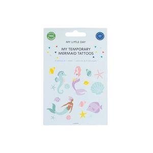 Magical Mermaid Temporary Tattoos 8ct | The Party Darling
