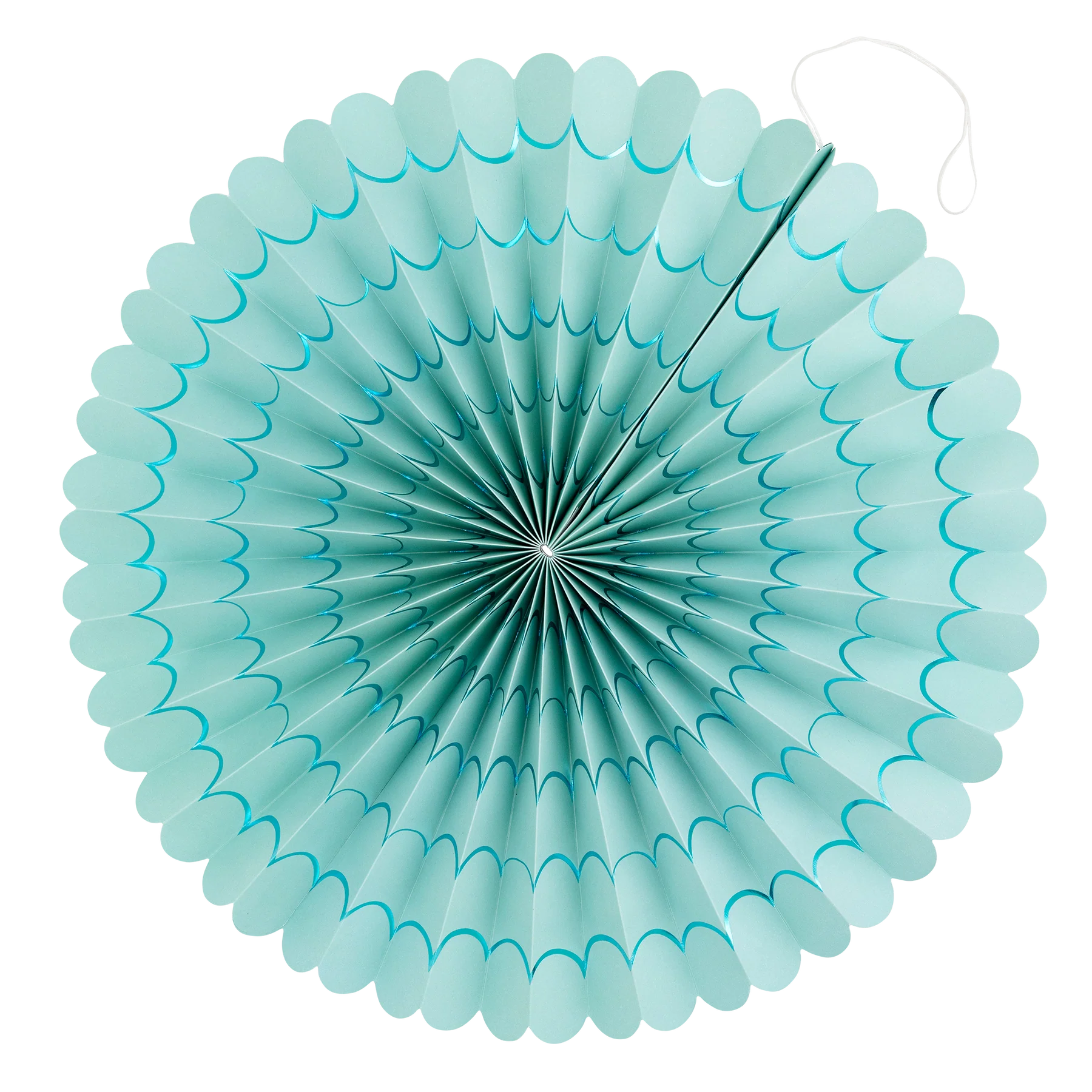 mermaid-waves-paper-fan