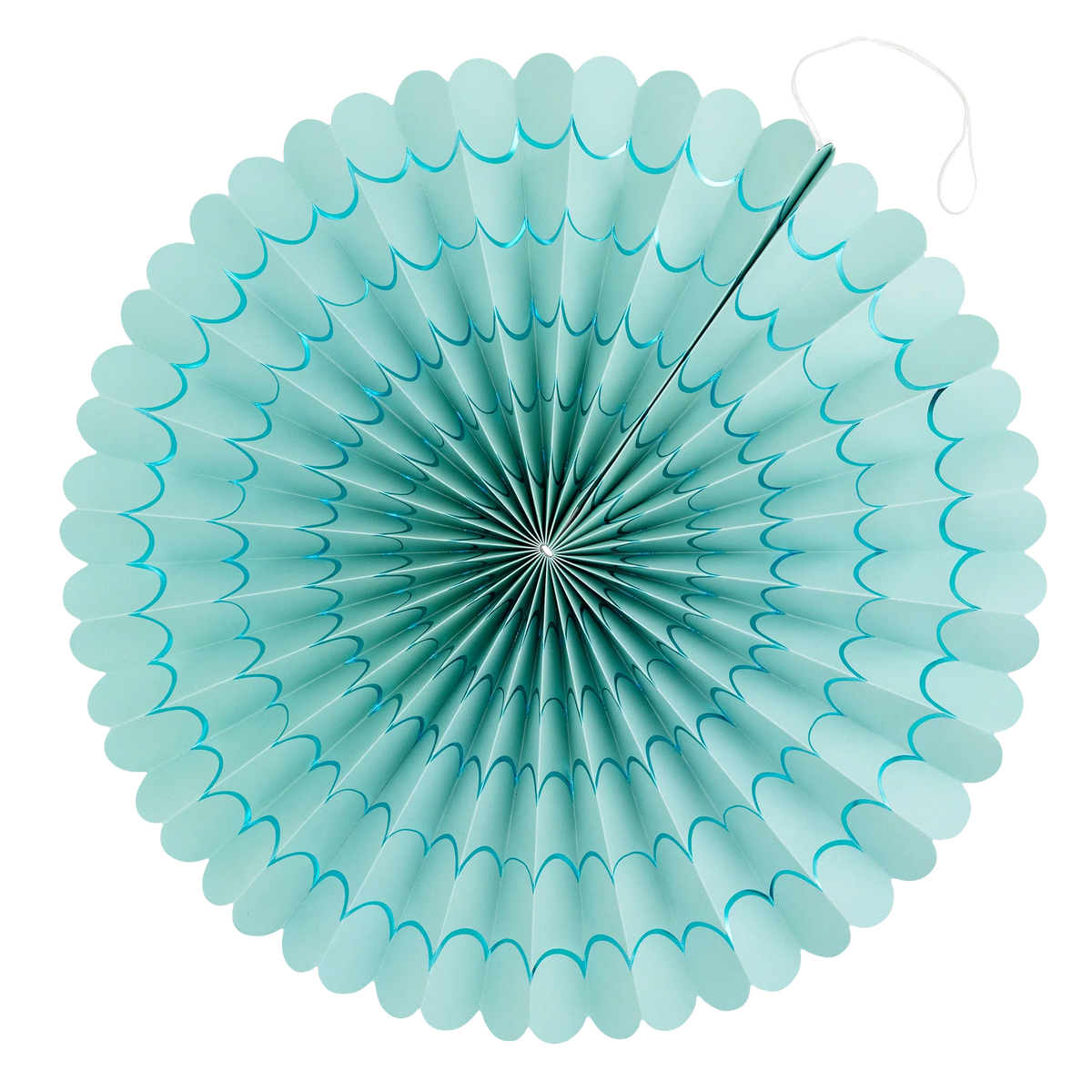 mermaid-waves-paper-fan