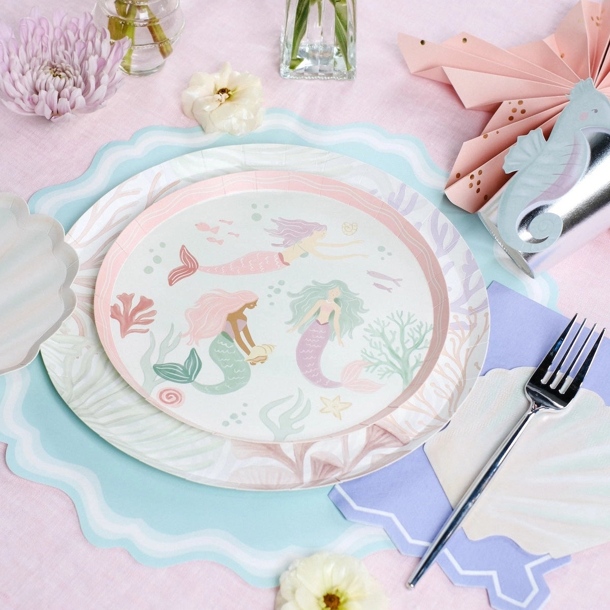 Coral Reef Dinner Plates 8ct