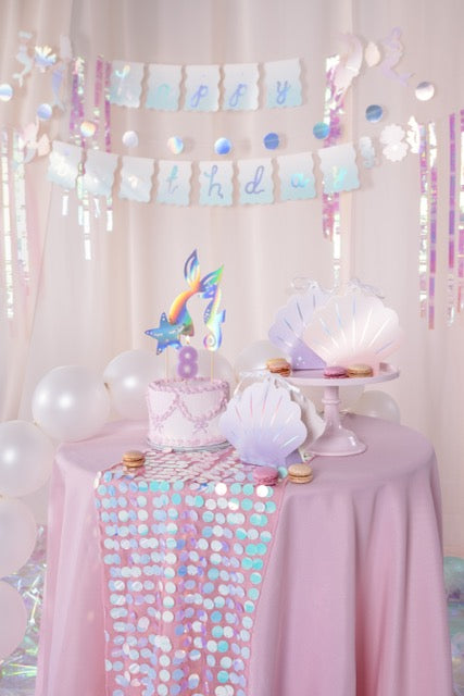 Mermaid Happy Birthday Banner | The Party Darling