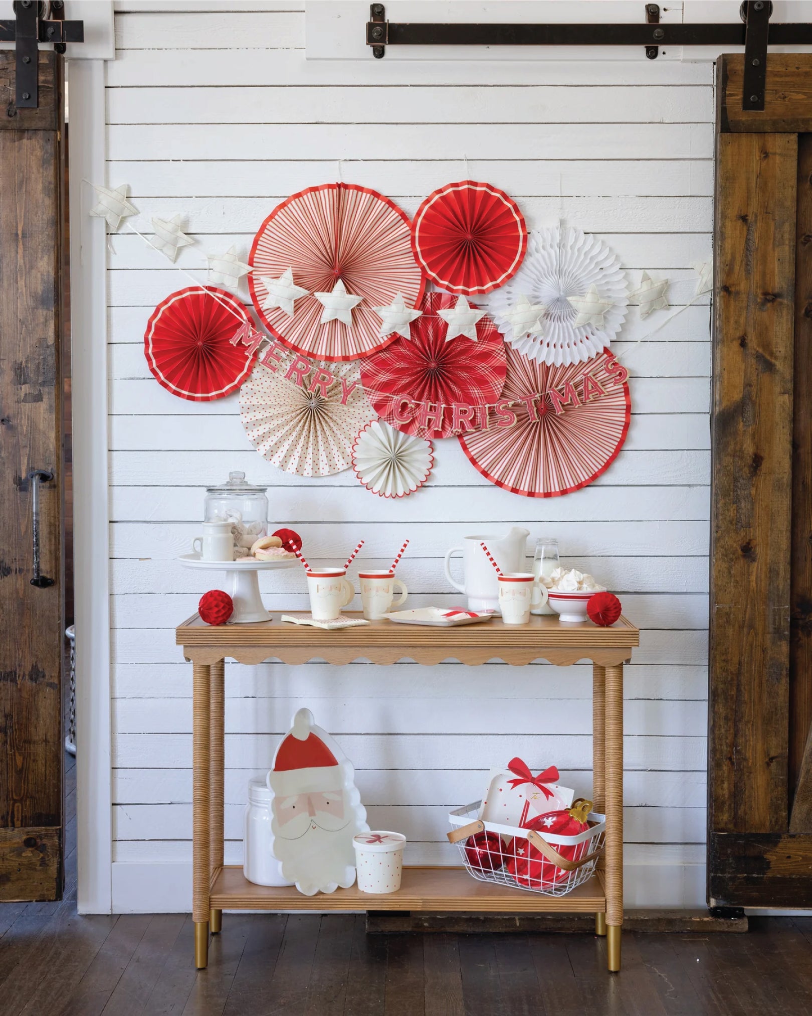 Santa Melamine Serving Platter | The Party Darling