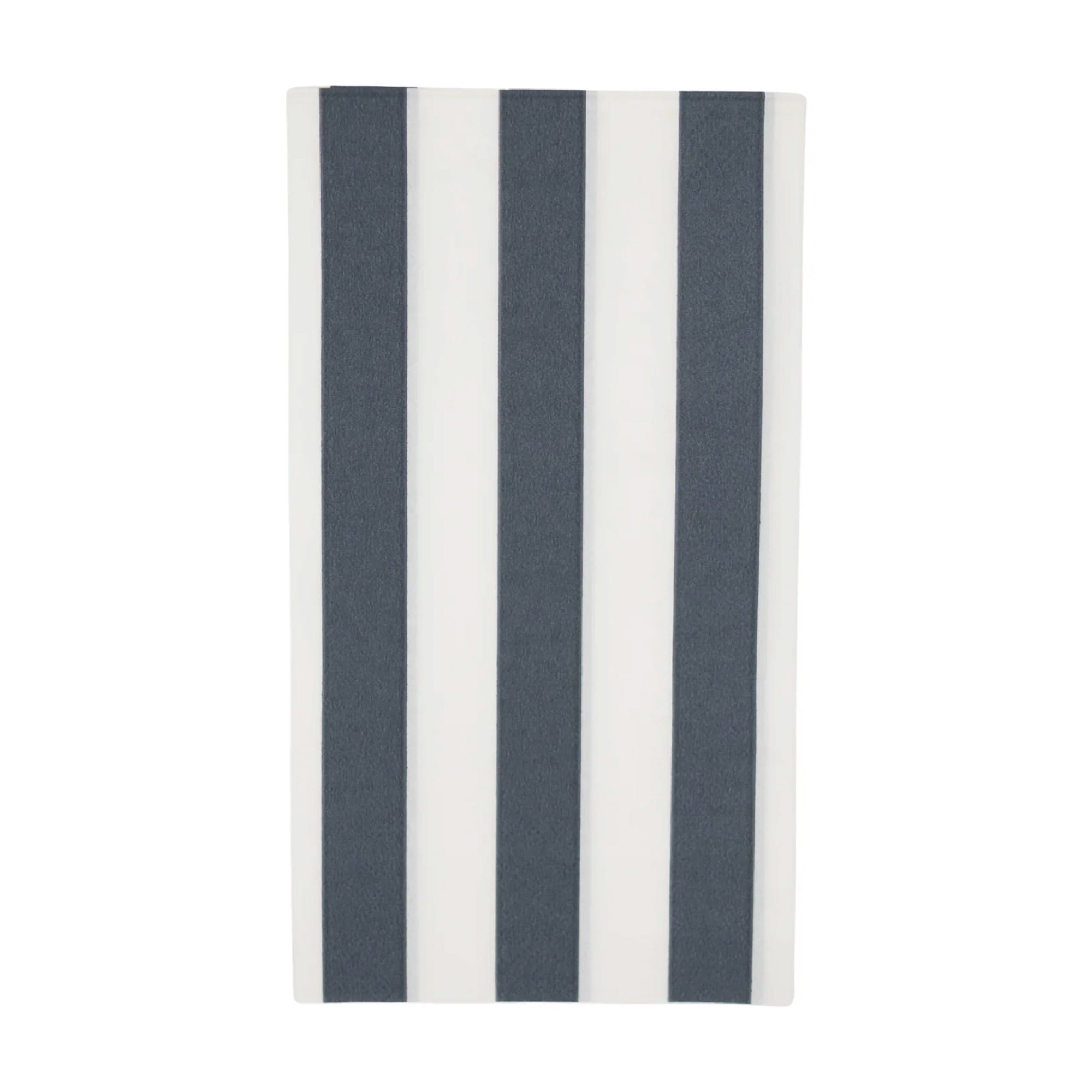 Midnight Blue Cabana Striped Paper Guest Towels
