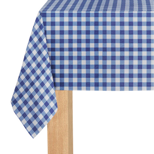 Navy Blue Gingham Paper Table Cover | The Party Darling