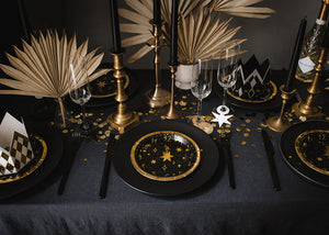 Clock Strikes Midnight New Year's Eve Party Table | The Party Darling