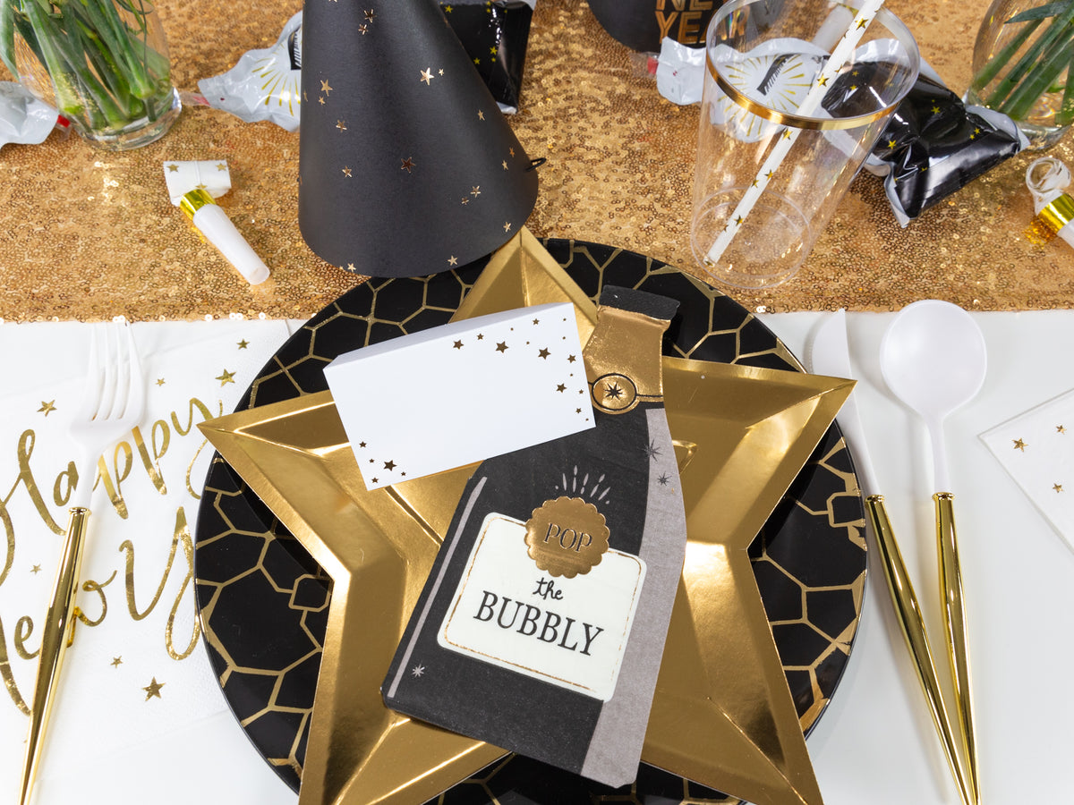 Gold Star Lunch Plates 8ct