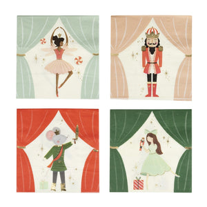 Nutcracker Dessert Napkin Set 16ct | The Party Darling