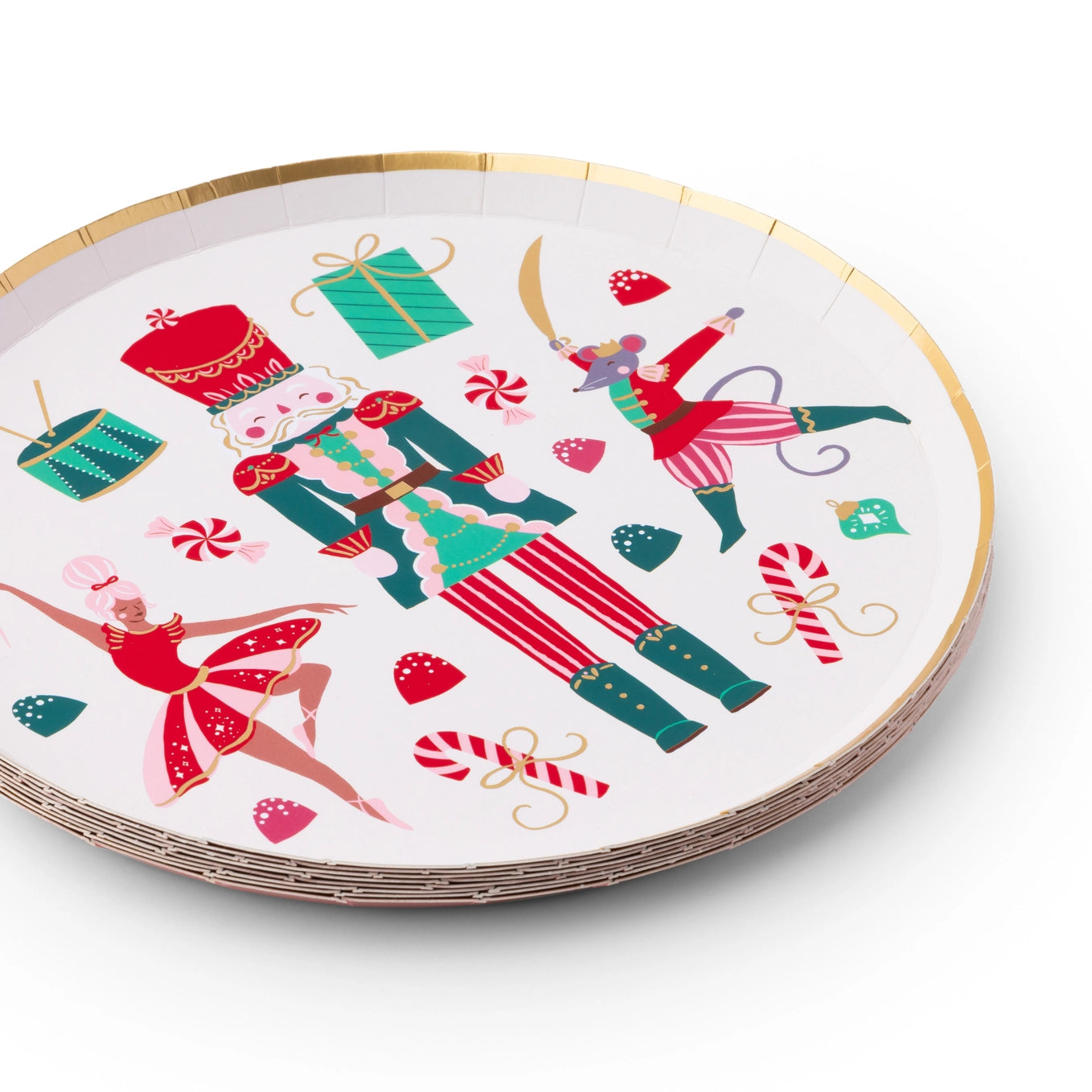 Whimsical Nutcracker Dessert Plates 8ct | The Party Darling