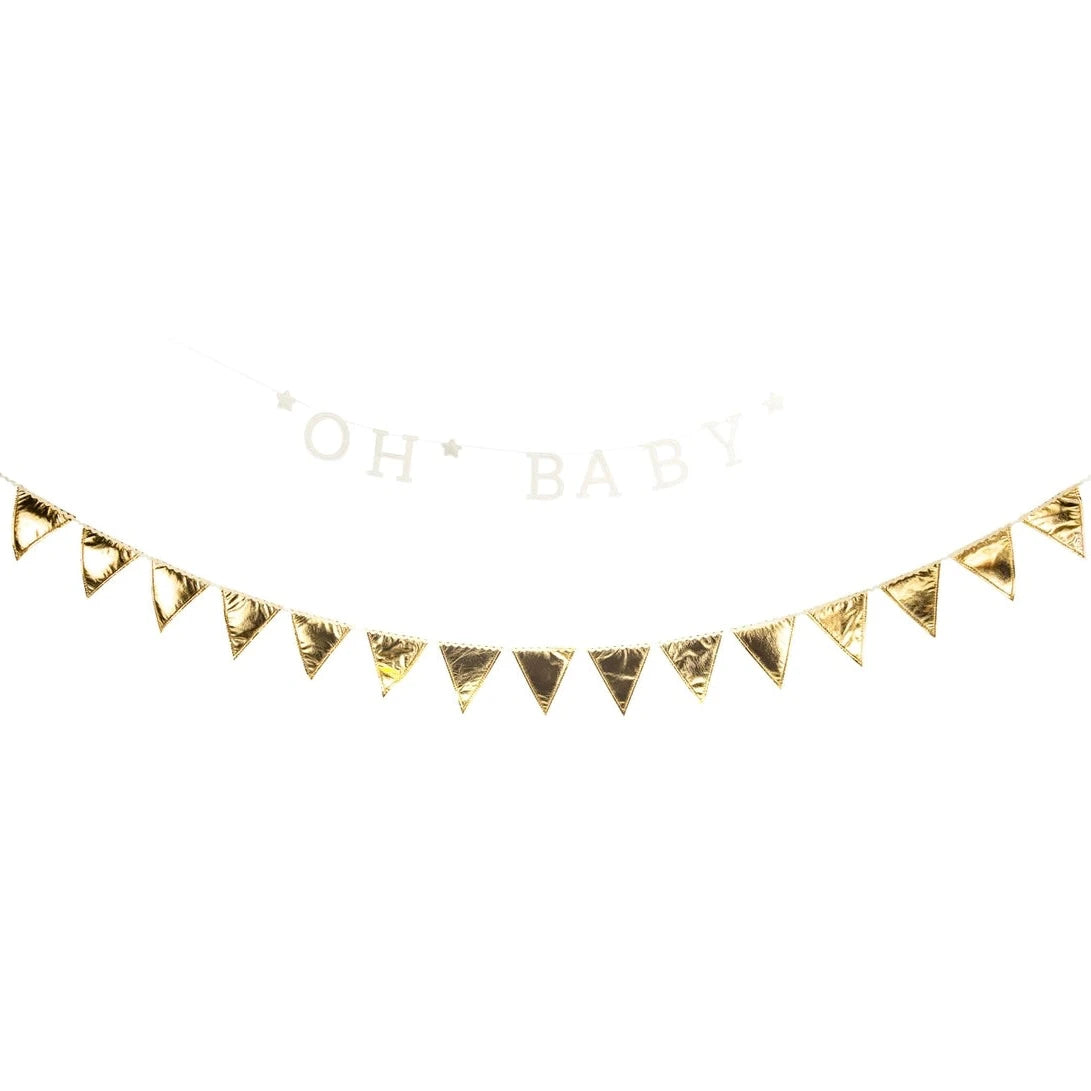 Oh Baby felt banner set