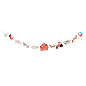 On the Farm Party Garland 6ft Whole Banner