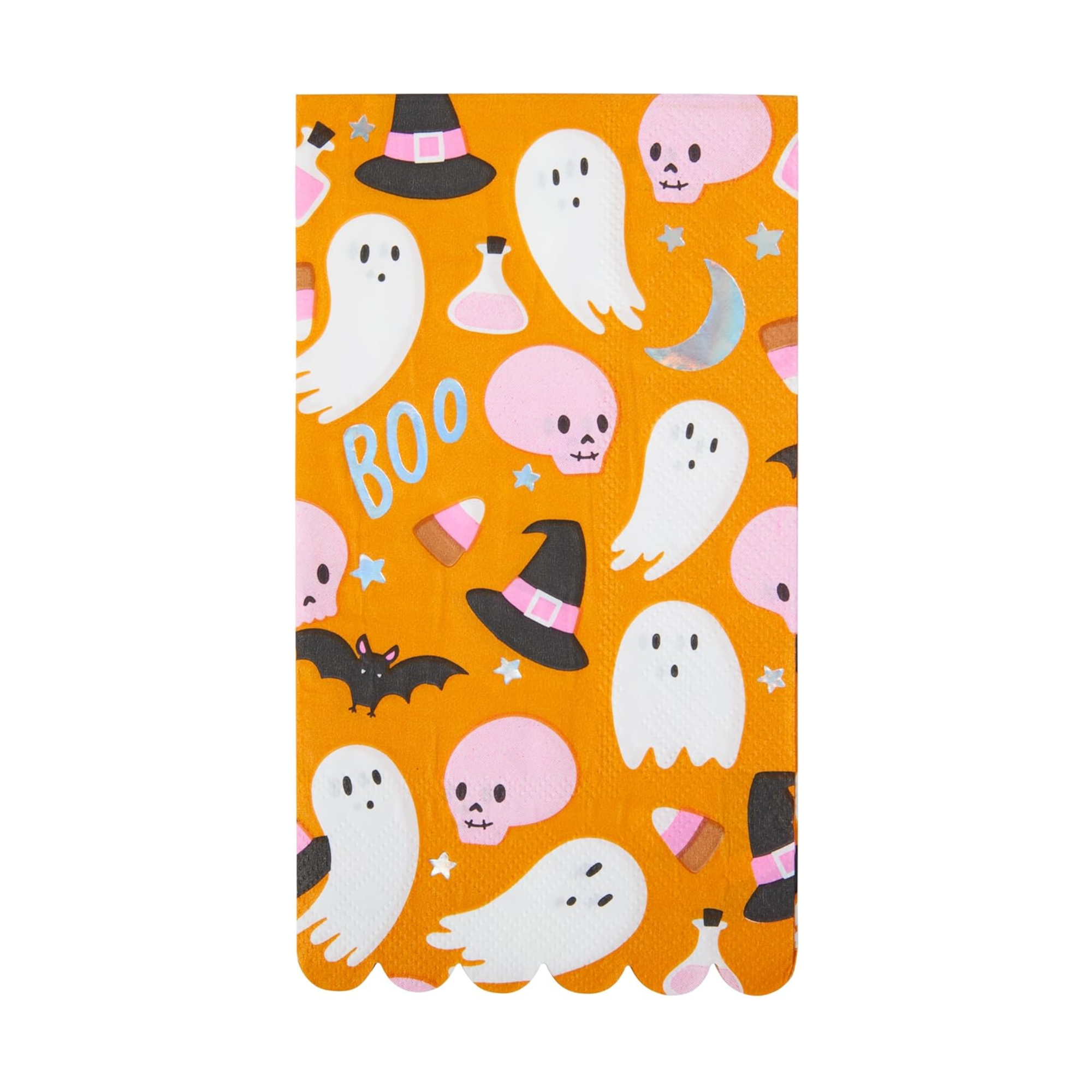 Orange Halloween Icon Paper Guest Towels 16ct | The Party Darling