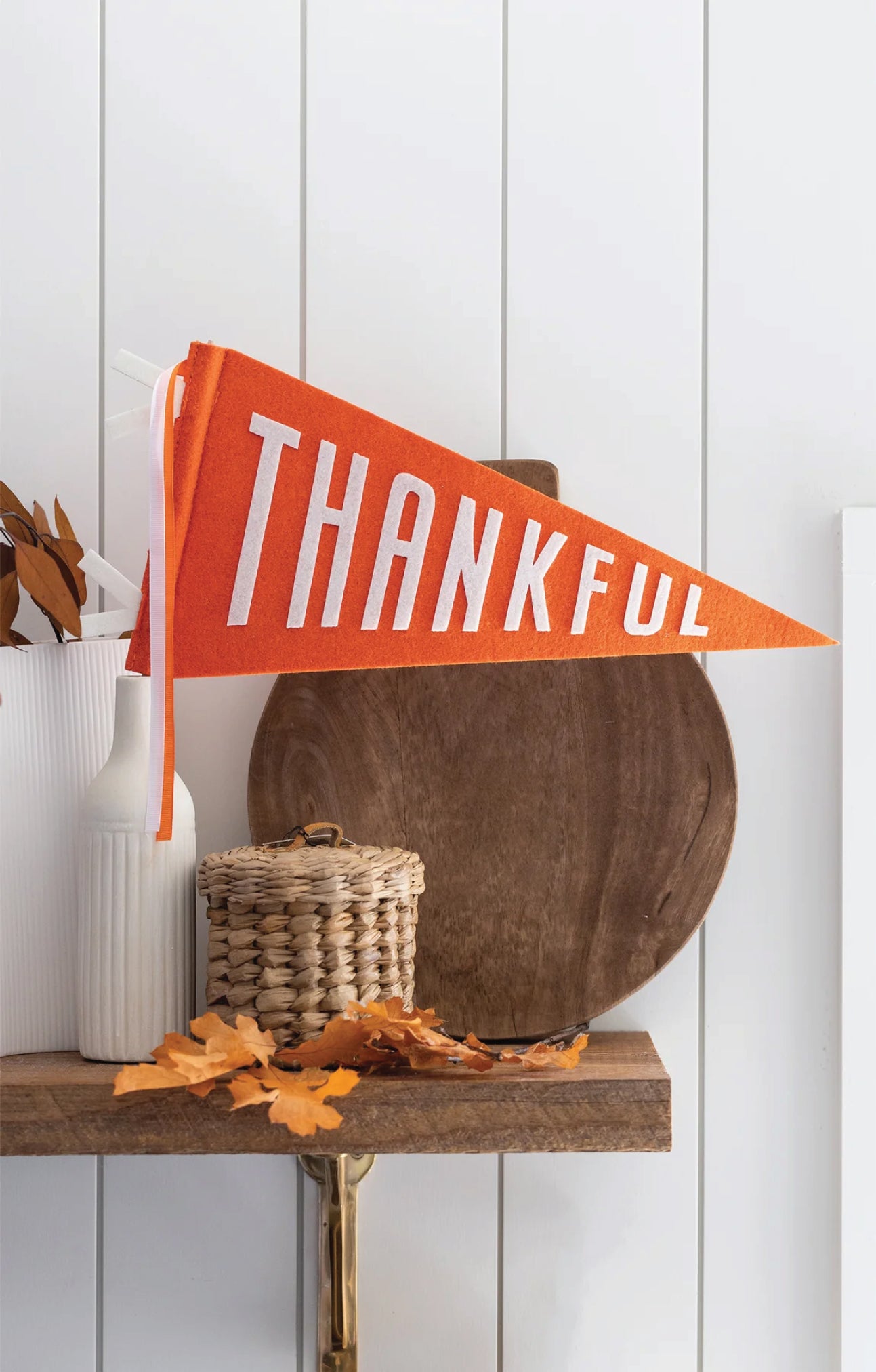Thankful Felt Pennant Flag | The Party Darling