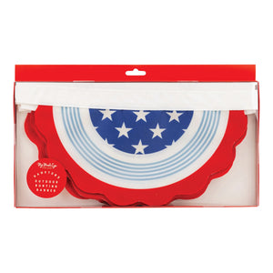 Nylon Outdoor Patriotic Bunting Banner 8ft | The Party Darling