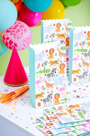 Party Animals Birthday Favor Bags | The Party Darling