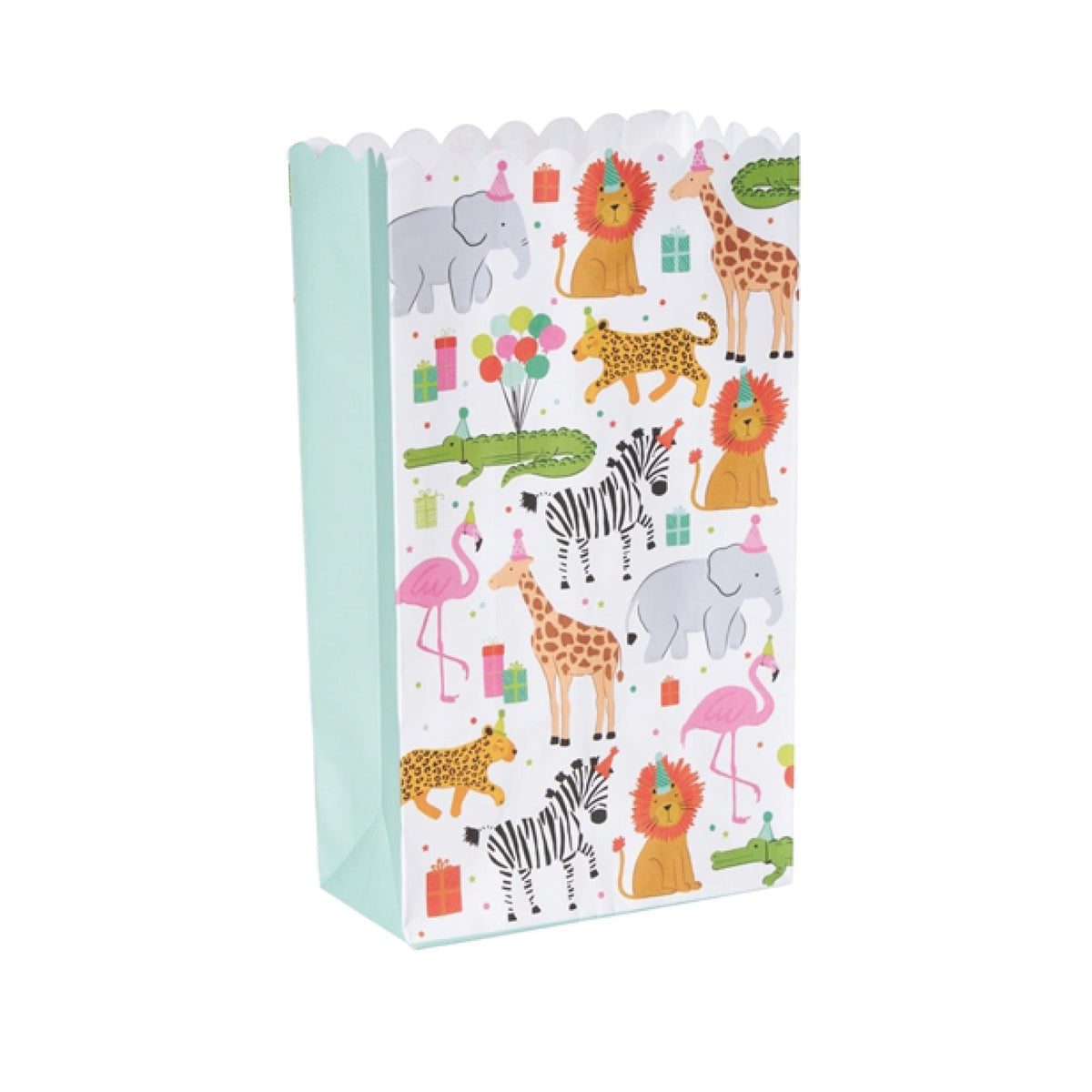 Rainbow Spots Birthday Loot Bags - 8 Count, Polka Dot Goodie Bags For Party Favors
