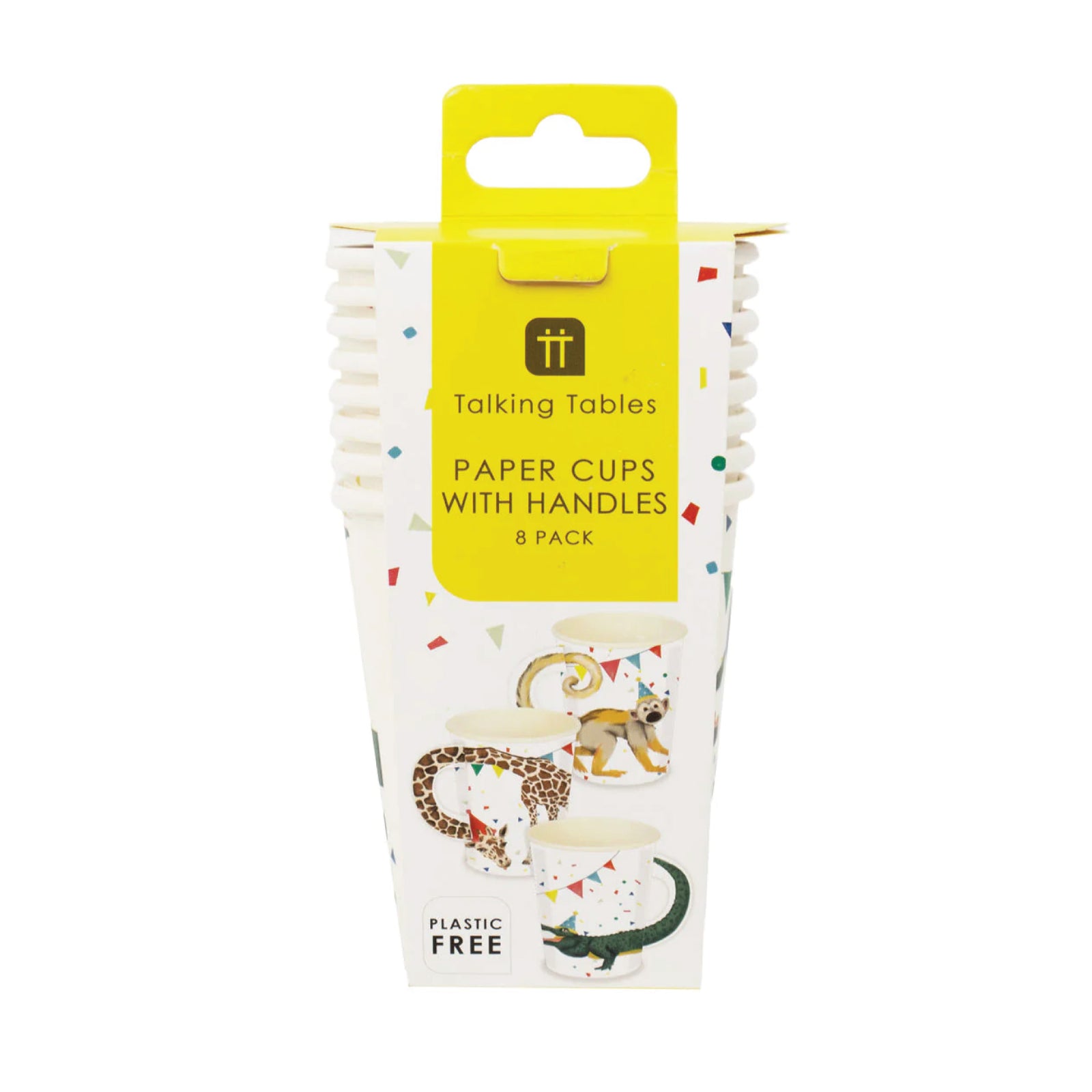 Party Safari Animal Paper Cups with Handles | The Party Darling