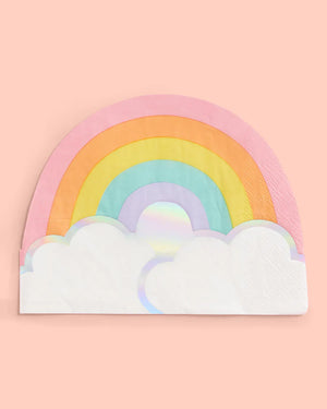 Pastel Rainbow & Clouds Napkins | The Party Darling
