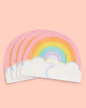 Pastel Rainbow & Clouds Napkins | The Party Darling