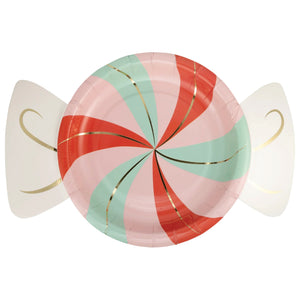 Candy Cane Lane Peppermint Dessert Plates 8ct | The Party Darling