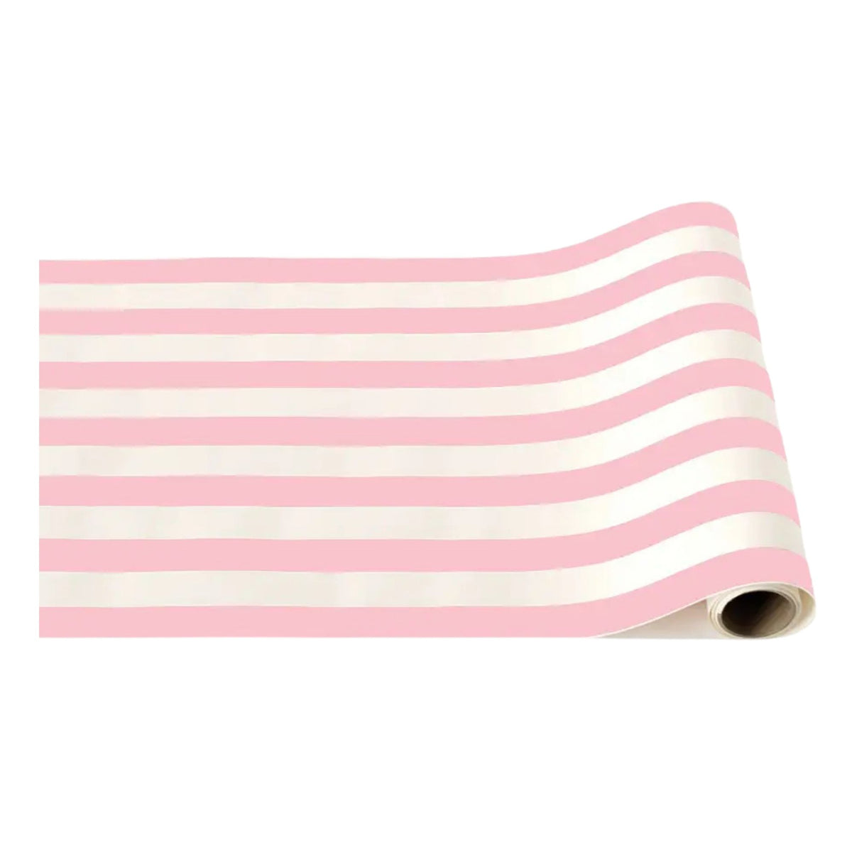 Petal Pink Cabana Stripe Table Runner | The Party Darling
