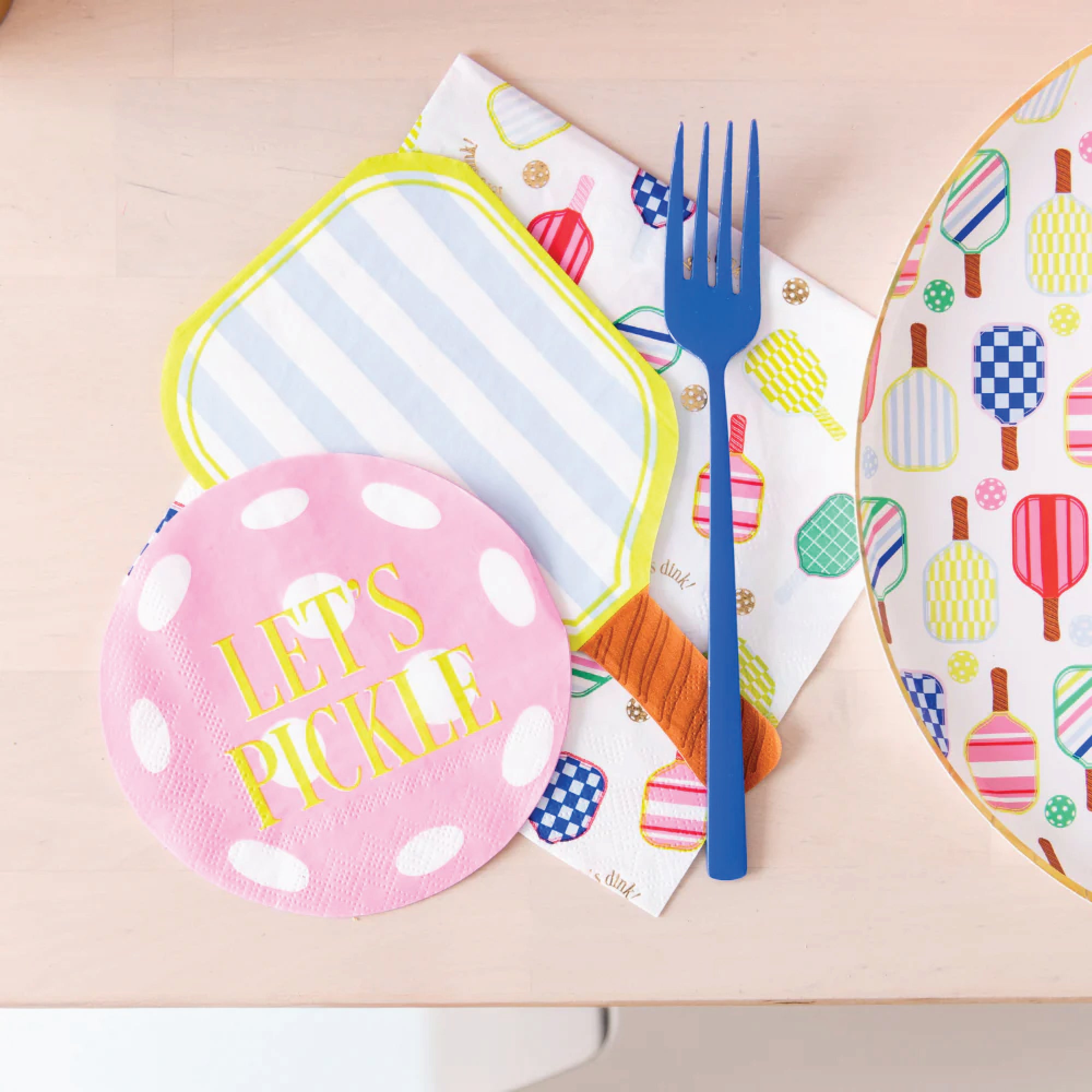 Jollity & Co Pickleball Paddle Guest Napkin
