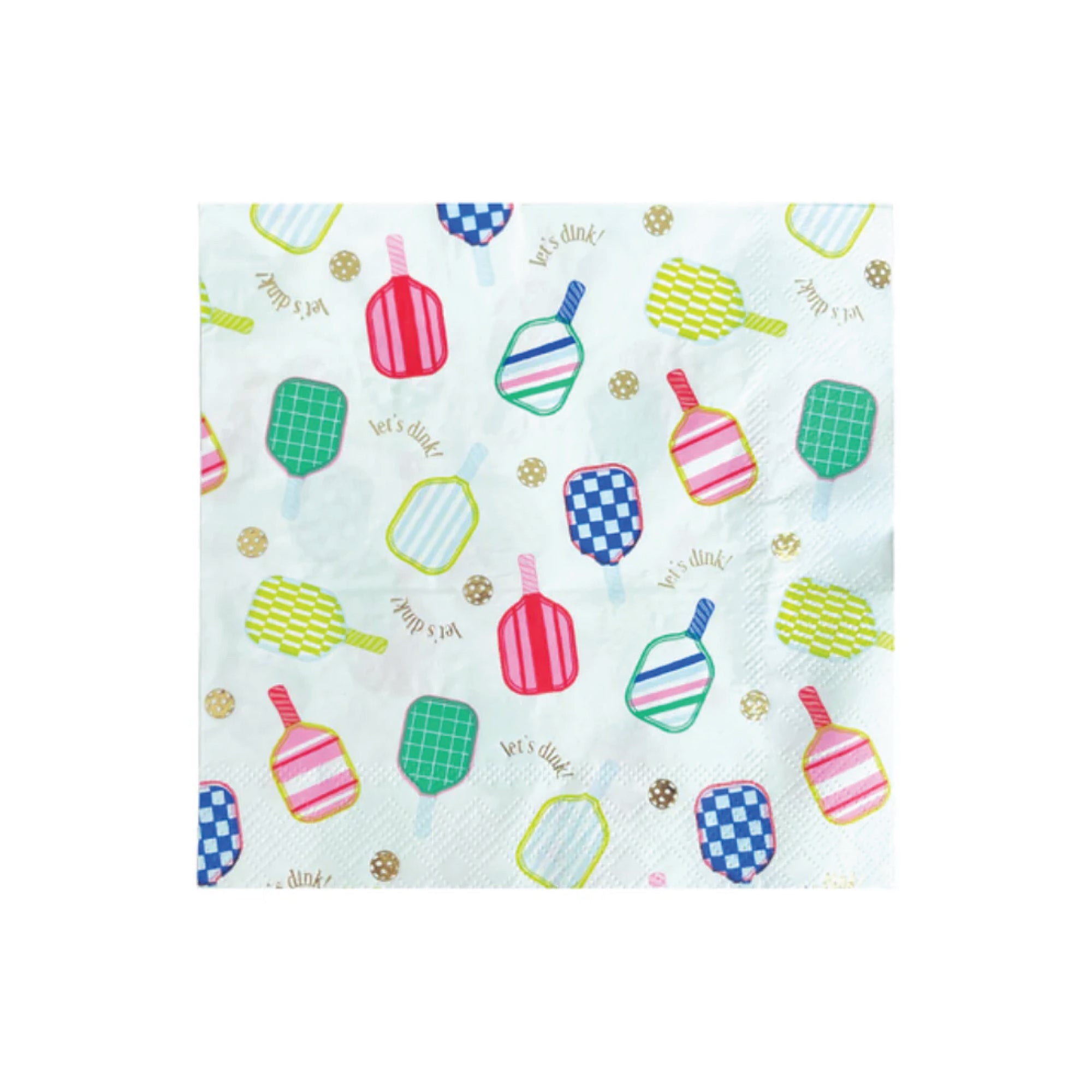 Pickleball Social Club Lunch Napkins 16ct | The Party Darling