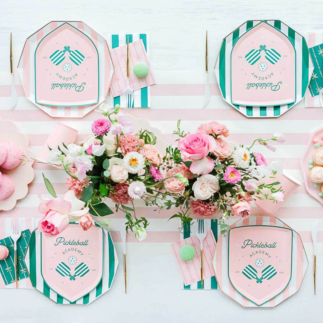 Pickleball Tablescape by Bonjour Fete