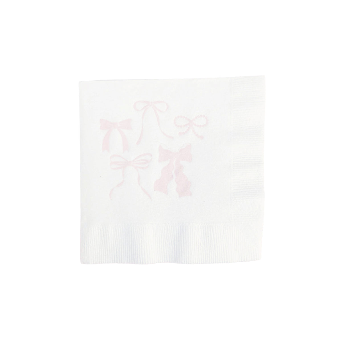 Pink Bows Dessert Napkins 20ct | The Party Darling