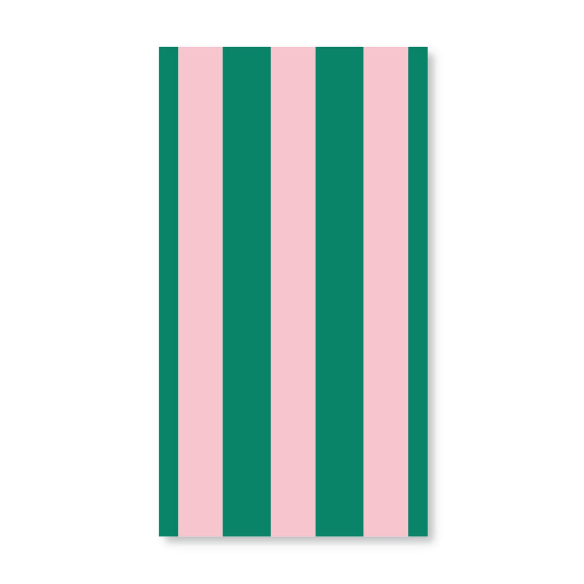 Pink &amp; Green Cabana Striped Paper Guest Towels 20ct | The Party Darling