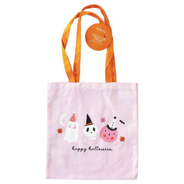 Nuhany Halloween Tote Bag – Cute Canvas Shoulder Bag With Spooky Patterns, 13.8x16.5 Inches - View #3
