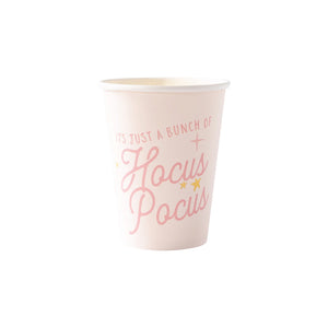 Pink Hocus Pocus Paper Cups 8ct | The Party Darling