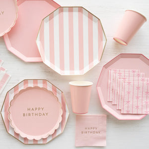 Pink Party Supplies Flat Lay by Bonjour Fete