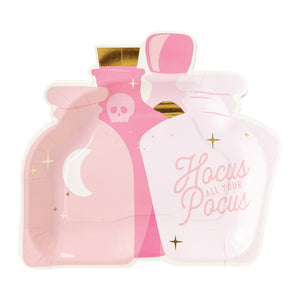 Pink Potion Bottles Lunch Plates 8ct | The Party Darling