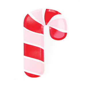 Red & Pink Candy Cane Dessert Plates 8ct | The Party Darling