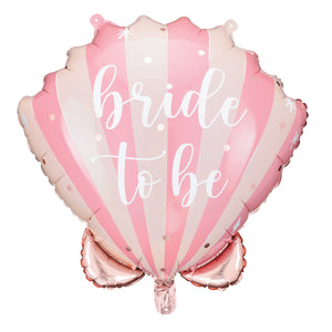 Pink Seashell Bride to Be Balloon 20.5in | The Party Darling