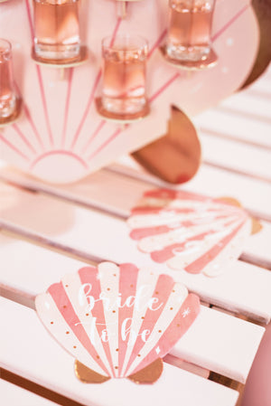 Pink Seashell Bride to Be Napkins 20ct | The Party Darling