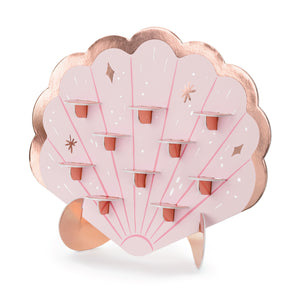 Pink Seashell Shot Wall Stand | The Party Darling