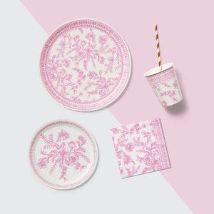 Pink Toile Party Supplies
