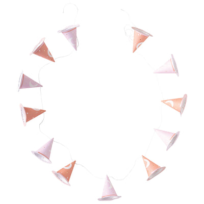 Pink Witch Hat Garland 6ft