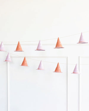 Pink Witch Hat Banner 6ft | The Party Darling