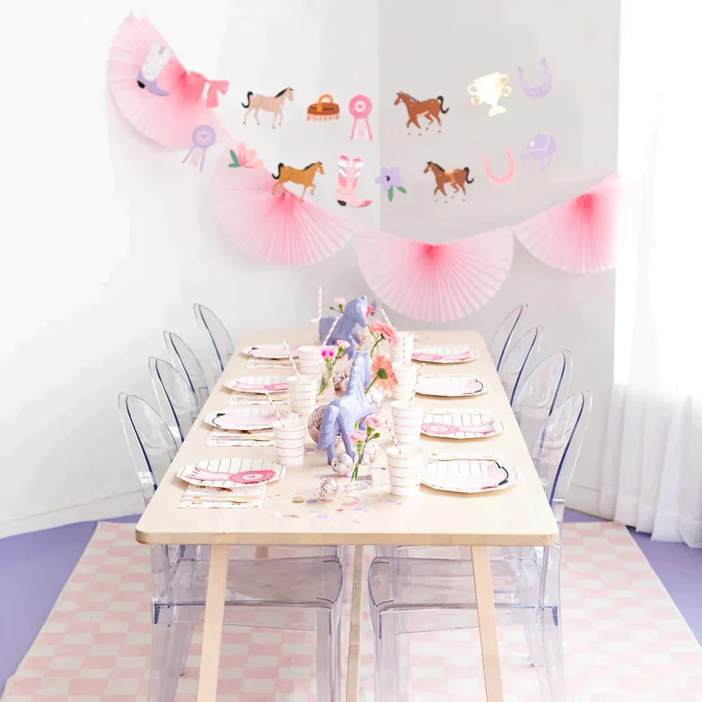 Pony Party Decorations for a Horse Show Birthday Party