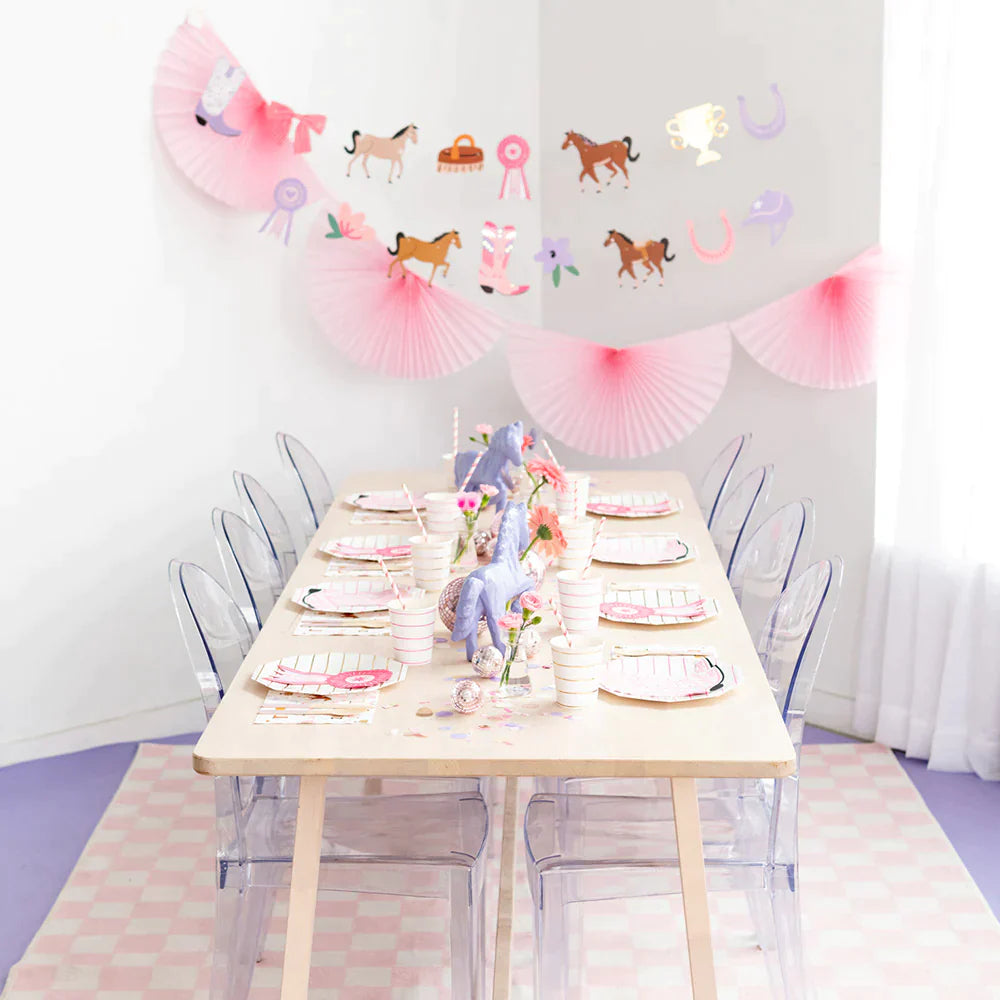 Pony Party Decorations for a Horse Show Birthday Party