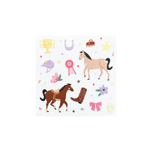 Pony Party Sticker Sheets 4ct | The Party Darling