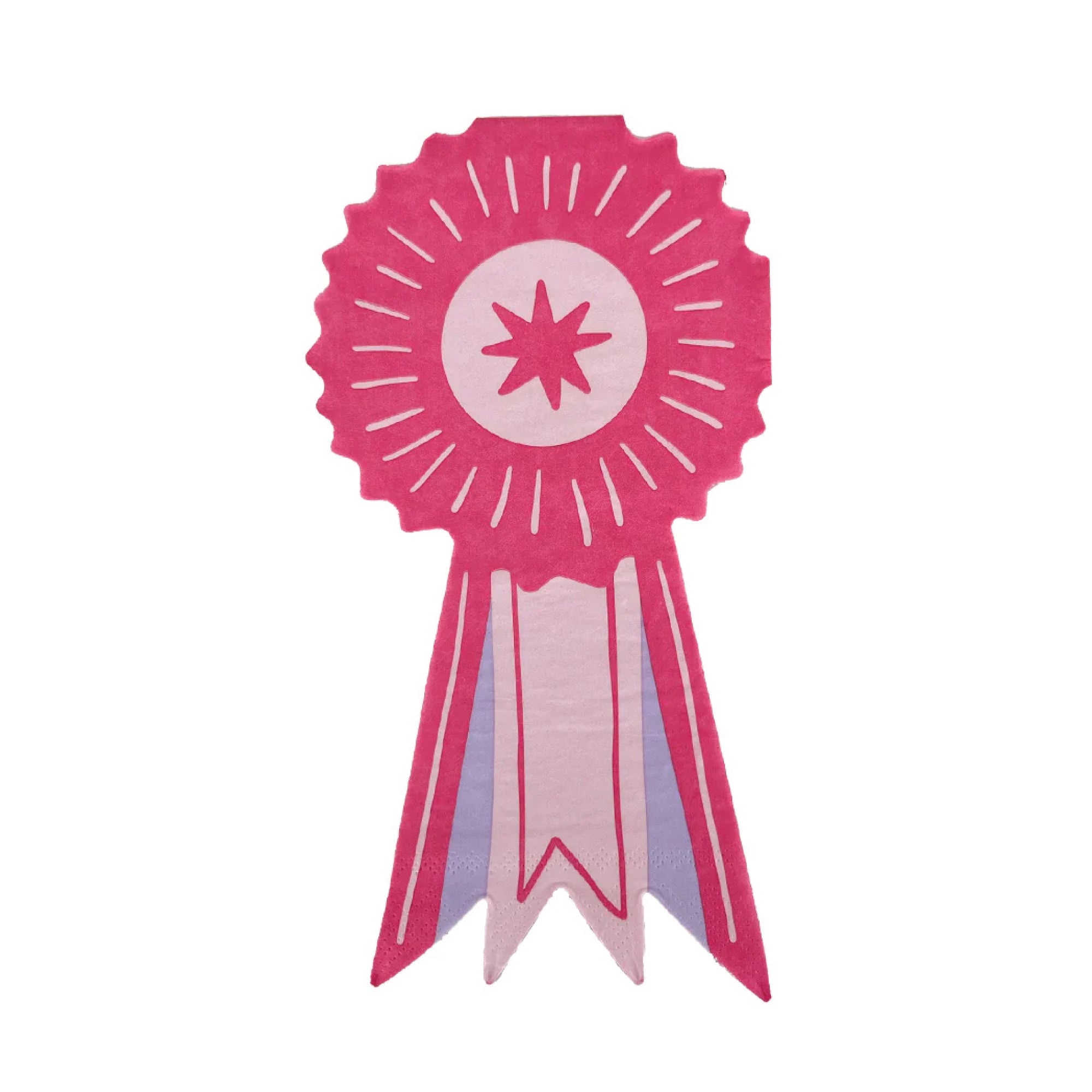 Pink Award Ribbon Lunch Napkins 16ct | The Party Darling