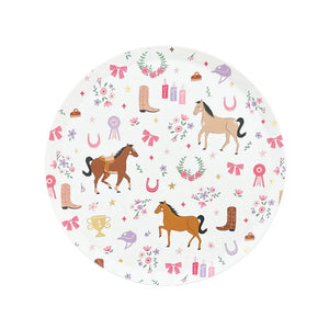 Pony Party Dessert Plates 8ct | The Party Darling