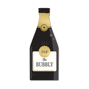 Pop the Bubbly Bottle Lunch Napkins 18ct | The Party Darling