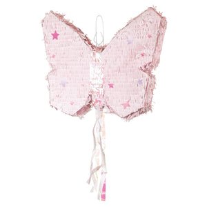 Pull String Pink Butterfly Piñata | The Party Darling